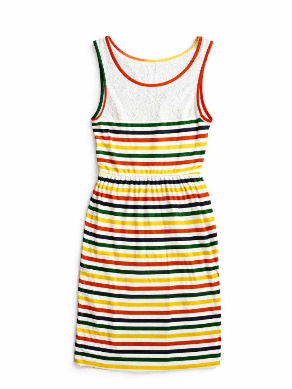 Ginger G Womens Multicolor Striped Sleeveless Faux Wrap A-Line Dress Size L - Picture 3 of 7